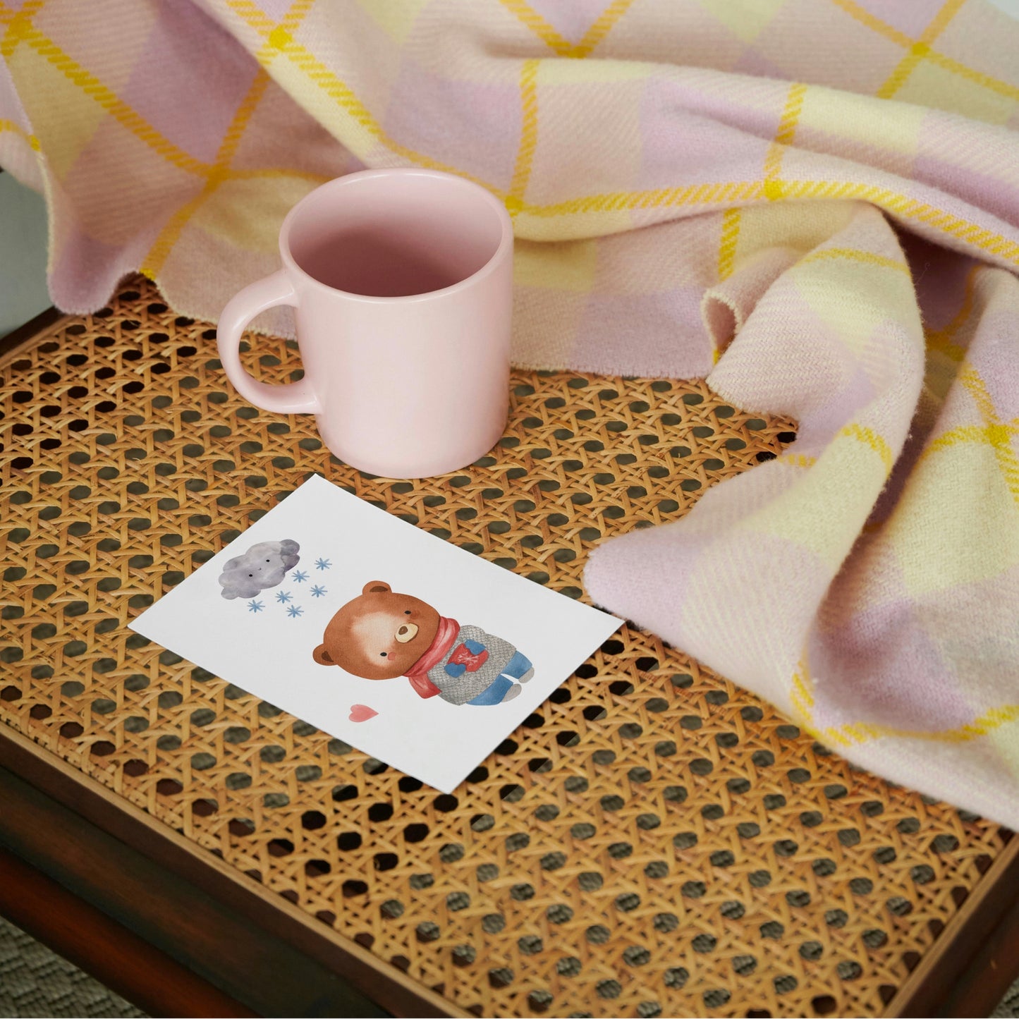 Karte Bär im Schnee A6