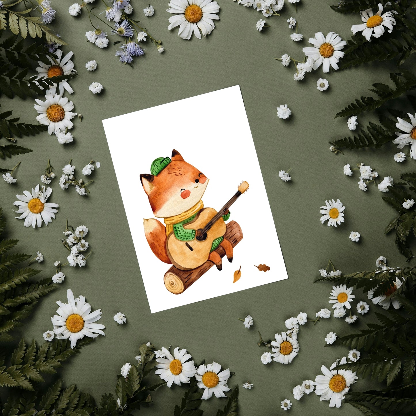 Karte Fuchs & Gitarre A6