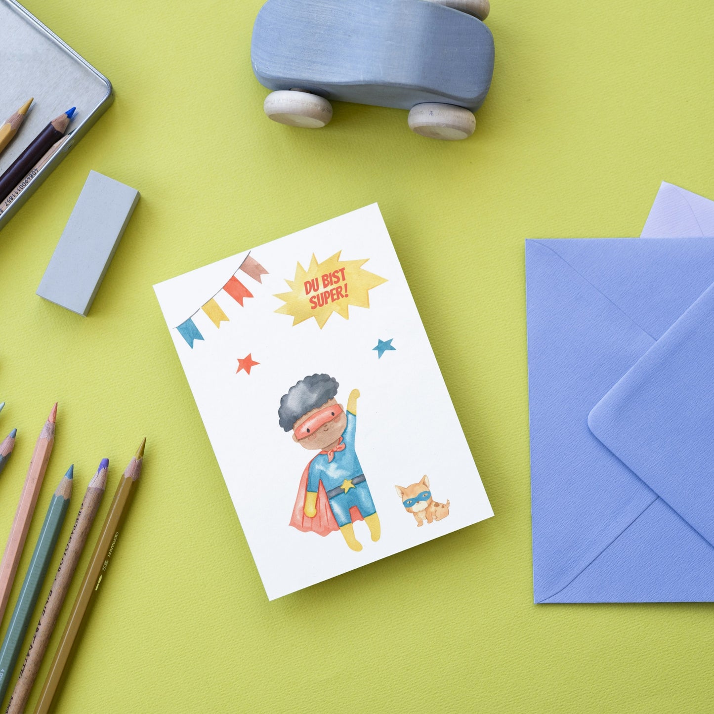Karte Superheld 'Du bist super' A6