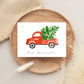 Weihnachtskarte Auto & Weihnachtsbaum Frohe Weihnachten A6