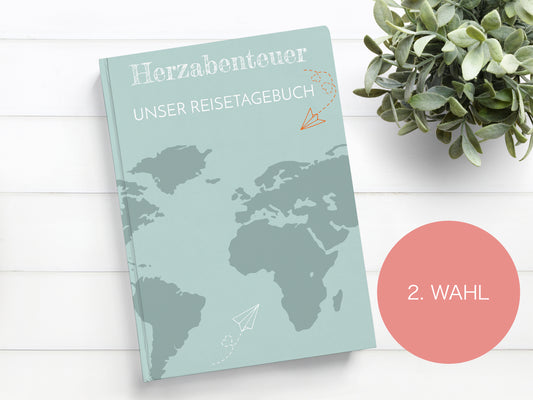 Reisetagebuch für Paare A5 Hardcover Mängelexemplar