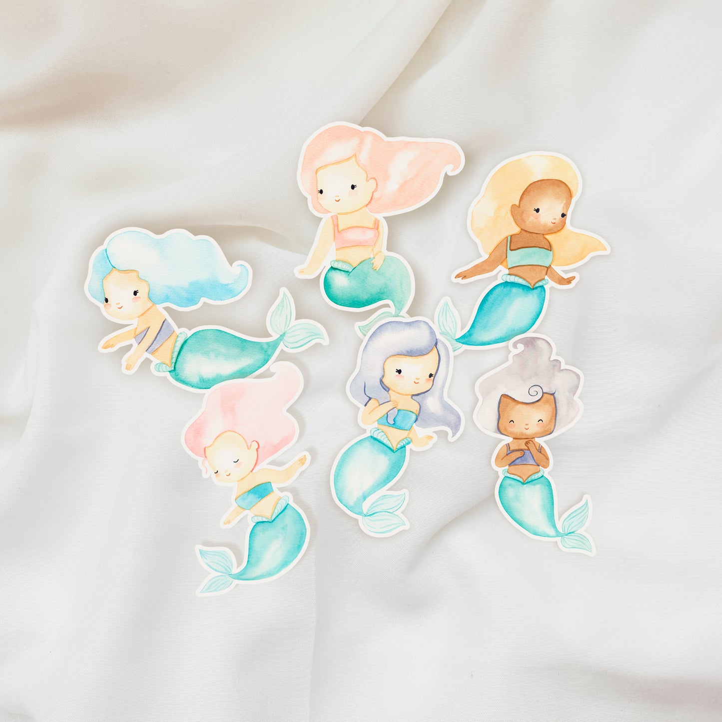 Sticker Set Meerjungfrau