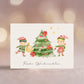 Weihnachtskarte Elfen & Weihnachtsbaum Frohe Weihnachten A6