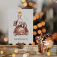 Weihnachtskarte Tierpyramide Frohe Weihnachten A6