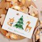 Weihnachtskarte Waldtiere Frohe Weihnachten A6