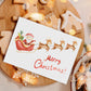 Weihnachtskarte Weihnachtsschlitten Merry Christmas A6