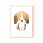 Poster Hund Beagle A3 & A4