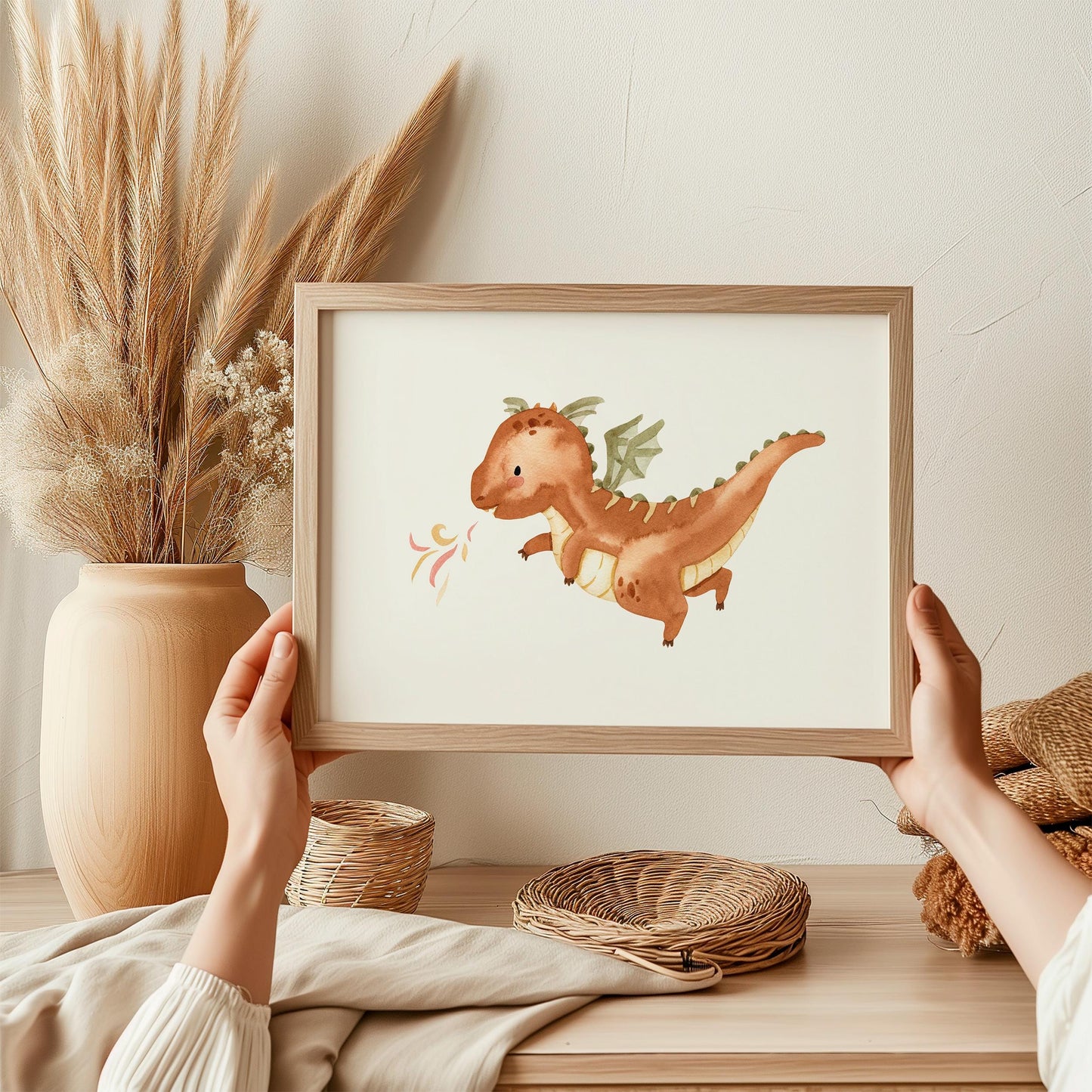 Poster Feuerdrache A3 & A4