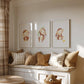 Posterset Kinderzimmer Affen A3 & A4 mit niedlichen Affenmotiven, ideal als Kinderzimmerdeko oder Geschenk, auf hochwertigem, mattem Naturpapier gedruckt.