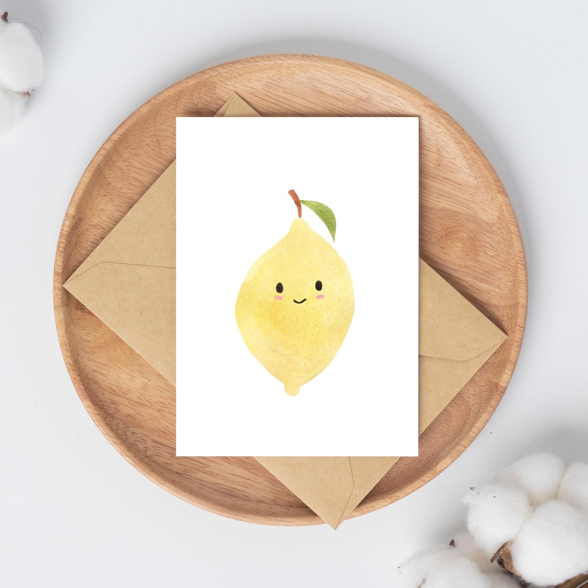 Postkarten-Set Früchte 6 Karten A6, liebevoll gestaltete Karten mit frechen Fruchtmotiven auf hochwertigem, mattem Naturpapier in A6-Größe, perfekt für Grüße oder Dekoration.