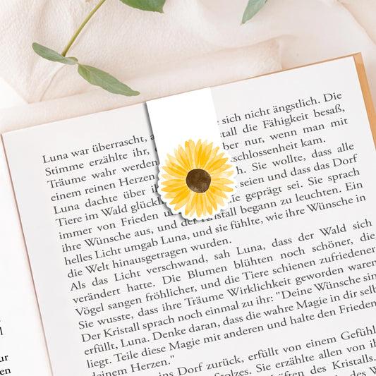 Magnetisches Lesezeichen Sonnenblume