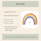 Poster Regenbogen A3, A4 & A5