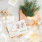Weihnachtskarte Mäuse & Lichterkette Frohe Weihnachten A6