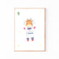 Namensposter personalisiert 3er Set: Astronauten A4 & A3