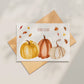 Karte Herbstliebe Kürbis & Herbstlaub A6