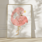 Poster Flamingo A4 & A3