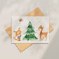 Weihnachtskarte Waldtiere A6
